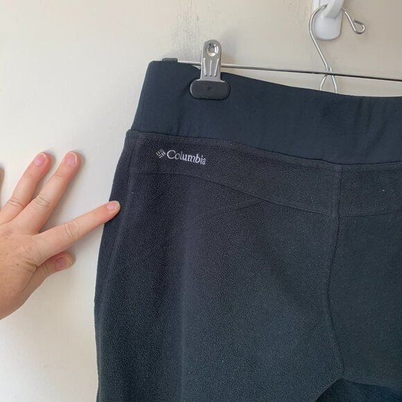 COLUMBIA Black Fleece Pants Outdoors Winter Gorpcore Women's Size Small - Picture 6 of 10